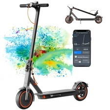 Electric Scooter Adult, 30km Range, 350W Motor, 36V 7.8Ah Battery, 3 Speed Mode