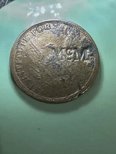 1837 U.S. Hard Times Token - Substitute For Shin Plasters - Counterstamped McM