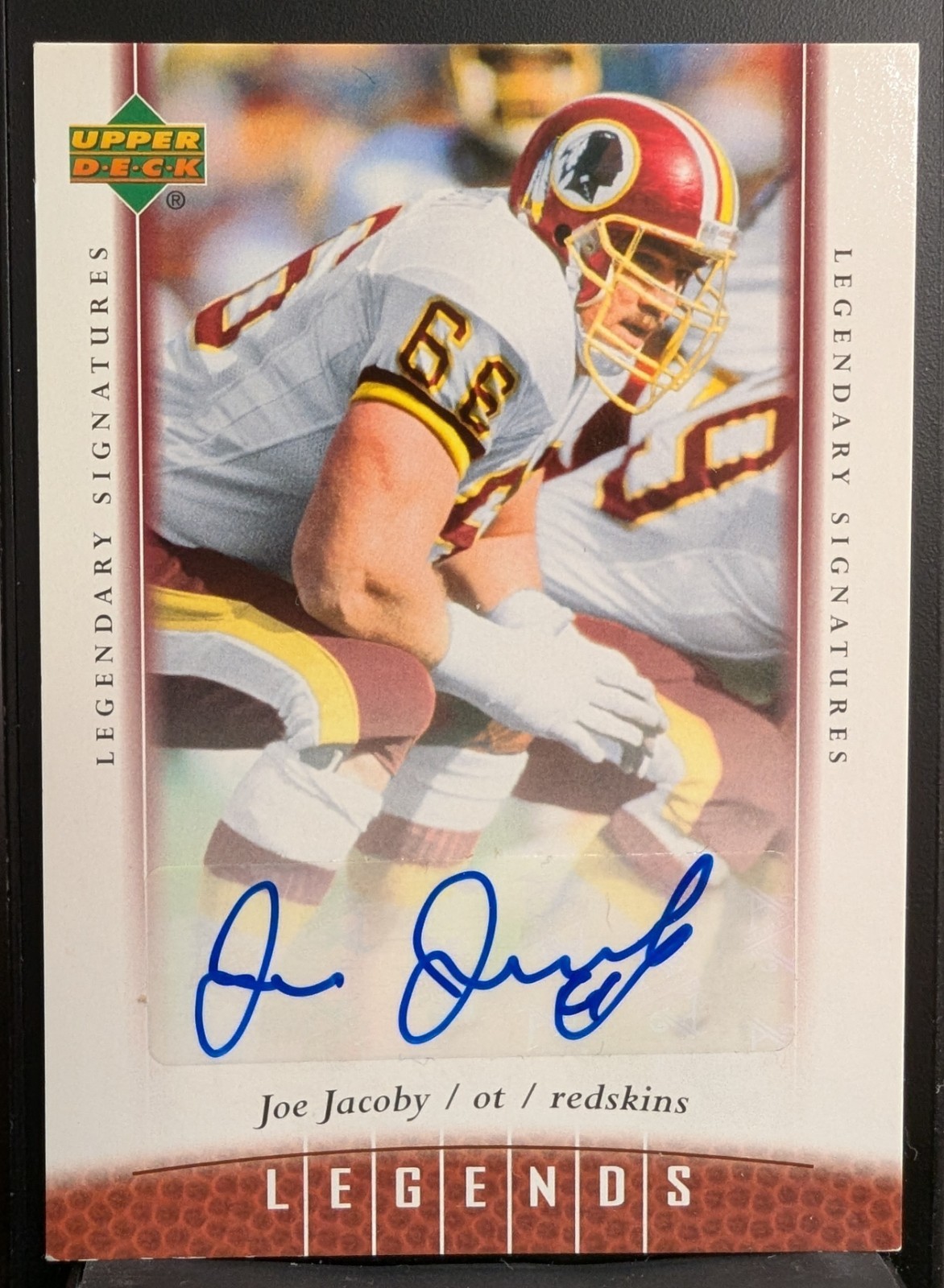 2006 UD Legends - Joe Jacoby #64 Legendary Signatures (AU)