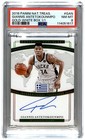 2018-19 National Treasures White Box 1/1 Giannis Antetokounmpo Auto PSA 8 ES6