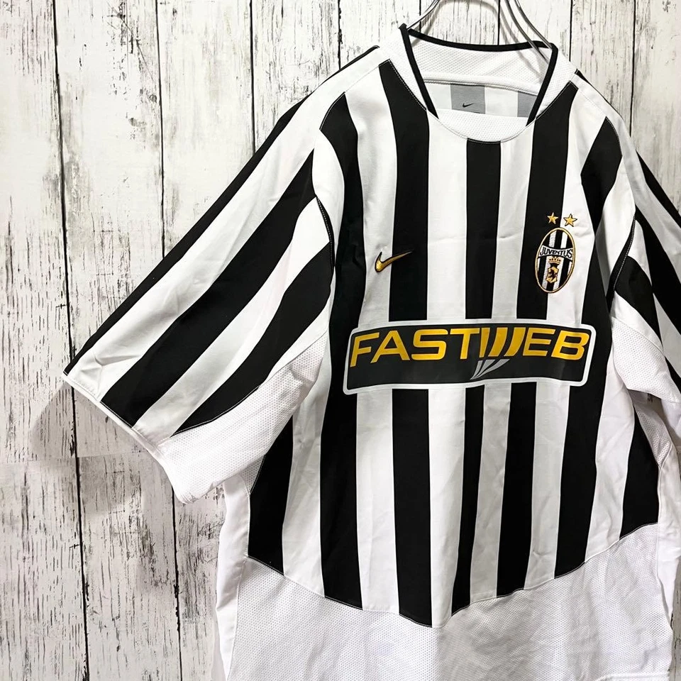 Nike Juventus 03/04 Del Piero No.10 Jersey XL Blanco/Negro - Usado Estado - Imagen 4 de 4