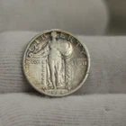 1924 S US Standing Liberty Quarter 25c Fine+ (Cleaned)
