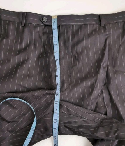 Samuelsohn SB Alton Super 120s Men Brown Surgeon Cuff 2 Piece Suit Sz 48R W42X27 - Picture 14 of 21