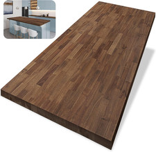 Walnut-Stained Acacia Butcher Block Countertop 48 x 30 x 1.5 Inch