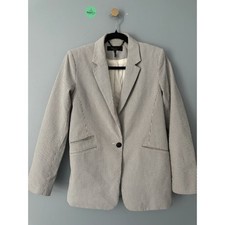 rag bone New York Striped Cotton Blazer Jacket Size 6
