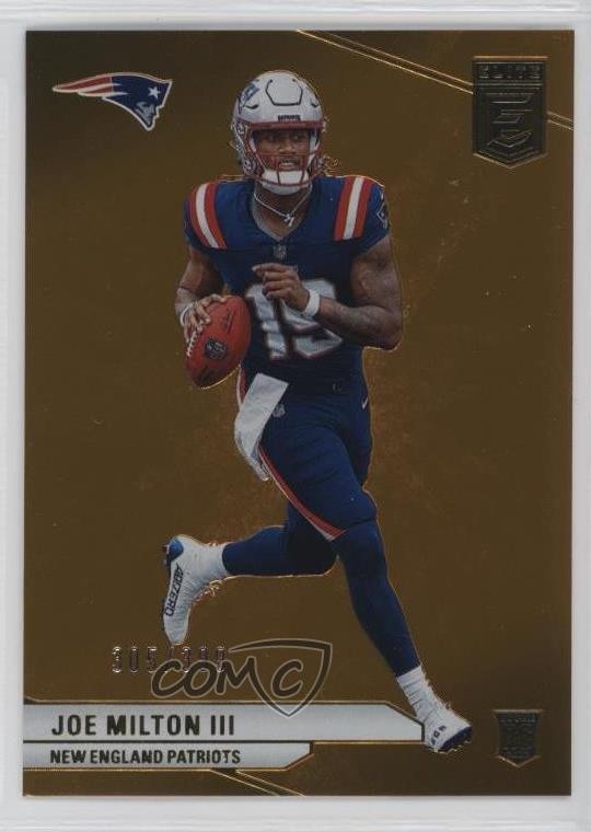 2024 Panini Donruss Elite Rookies Orange /399 Joe Milton III #115 Rookie RC o8g