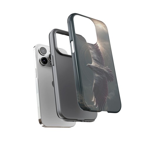 Eagle Soaring Dark Purple Wings Phone Case for iPhone, Samsung Galaxy, Pixel - 第 72/239 張圖片