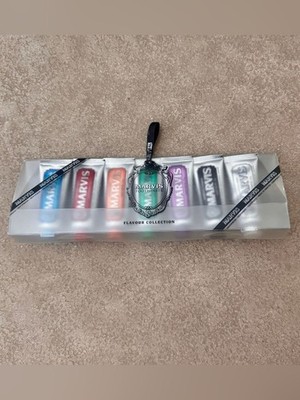 Marvis Flavour Collection Gift Set 7x25ml Travel Toothpaste New Sealed Italy