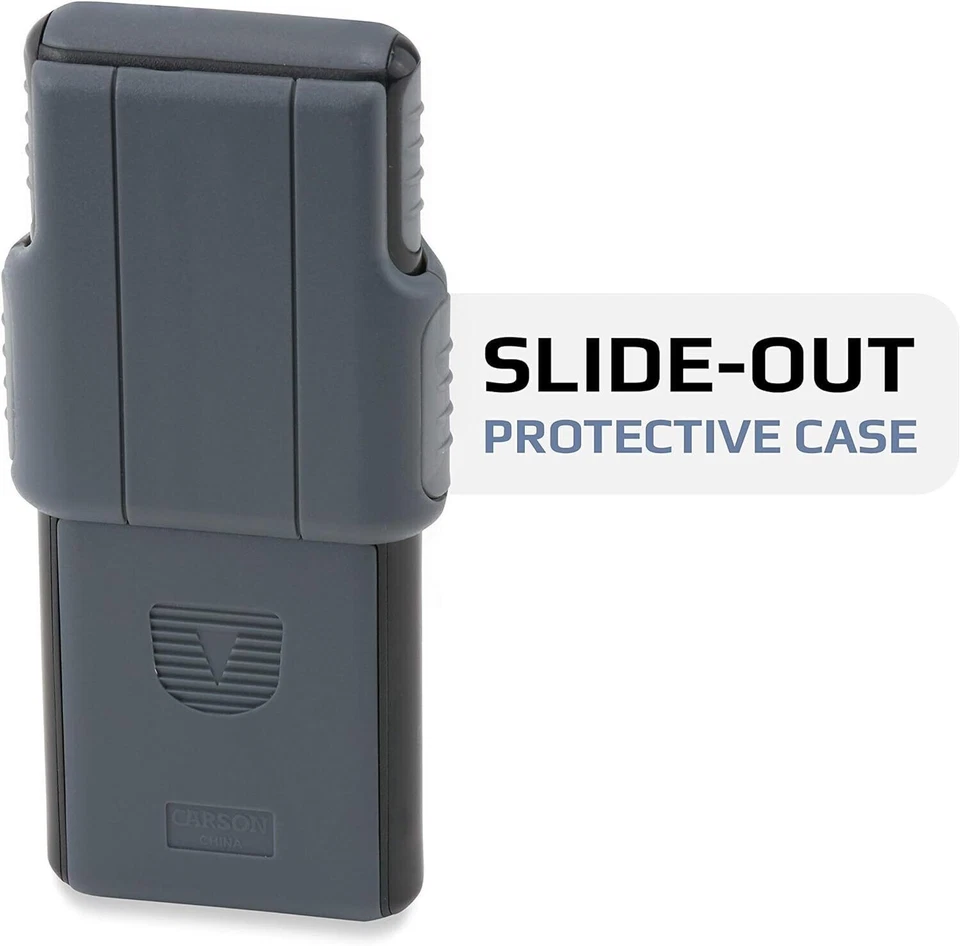 Carson 5x MiniBrite LED Lighted Slide-Out Aspheric Magnifier with Protective ... - Image 3 of 4