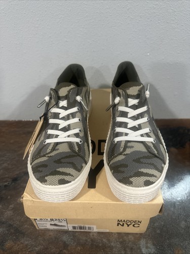 Madden NYC Women’s Camo Platform Sneakers – Size 8.5 – “Glycerine” Style – NWT! - Picture 2 of 11
