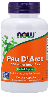 Pau D'Arco 500 mg 100 Gemüsekapseln Now Foods