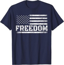 Freedom Top USA American Flag Top Freedom T-Shirt