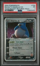 2004 Pokemon Ex Team Rocket Returns Holo Rocket's Snorlax Ex #104 PSA 1 on eBay