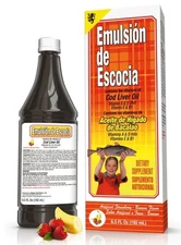 Emulsion SCOTT Naranja / SCOTT Emulsion Orange Flav Vitamins A&D 6.5 Fl Oz 192ml