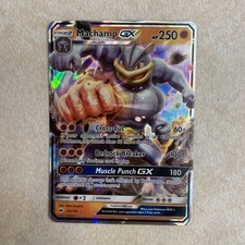 ULTRA RARE Machamp GX Pokemon TCG 64/147 Sun Moon Burning Shadows Holo Foil on eBay