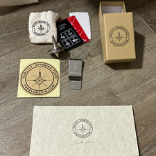 ForeverSpin Stainless Steel Spinning Top w/ Original Box, Pouch and Other items
