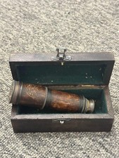 Marine Antique Telescope 16" inch Maritime Nautical Brass and Leather Spyglass