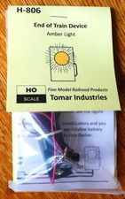 Tomar HO #H-806 End of Train Device (Amber Light) (Made in USA)
