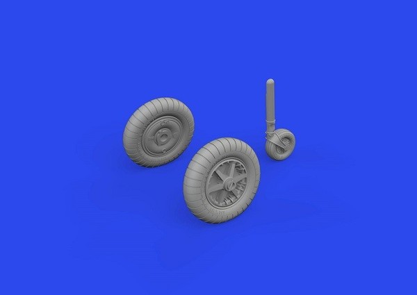 Eduard Accessories 672316 - 1:72 Bf 109F Wheels Print 1/72 Eduard - Neu-image