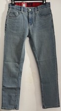 Levi's Youth Boy's Slim Flex Stretch Adj Waistband Straight Denim Jean Size 14