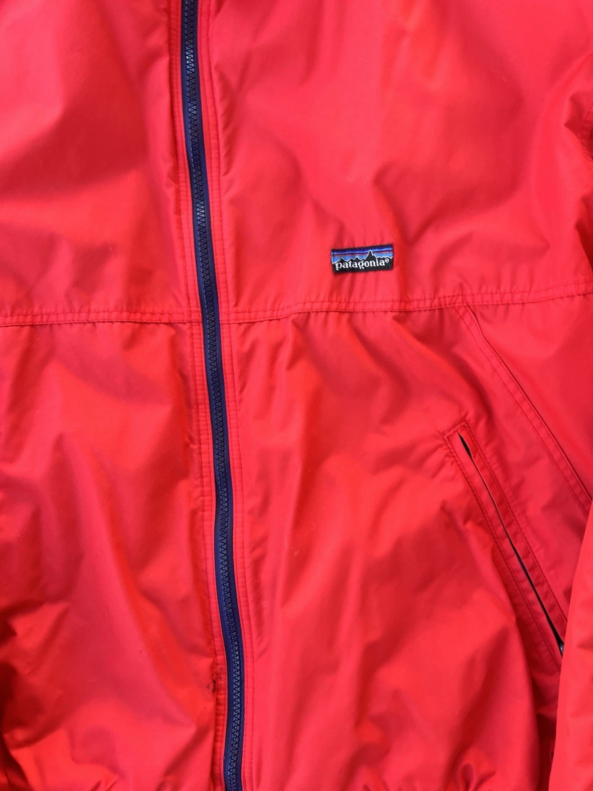 patagonia vintage fleece lined nylon bomber vtg coat jacket