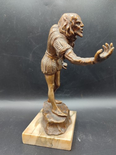 Antico bronzo firmato, Gobbo In Bronzo, Old Bronze Figure, Bronze sculpture - Foto 4 di 8