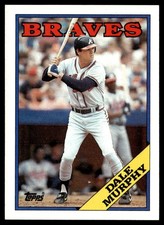 1988 Topps Dale Murphy Atlanta Braves #90