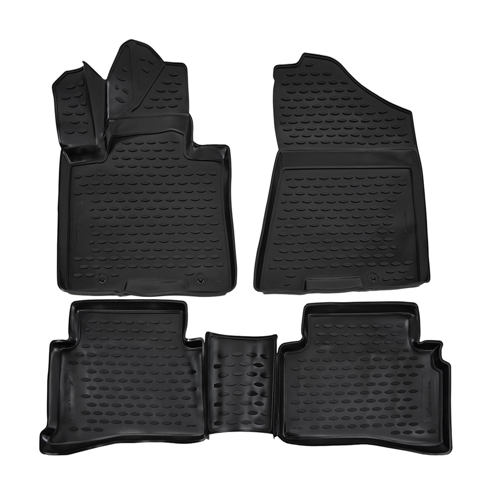 Tapis de sol en caoutchouc sur mesure pour Tucson 2015-2020 protection premium de cabine noire