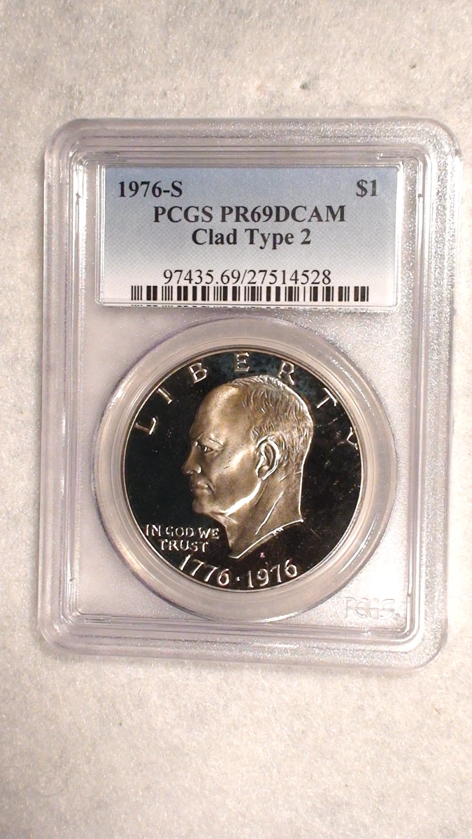 PR 69 Graded Eisenhower Dollars (1971-1978) for sale | eBay