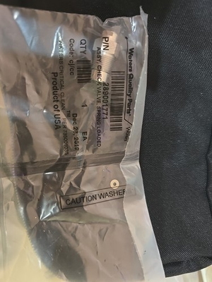 #ad Waters 289001771 ASSY CHECK VALVE SPRING LOADED $100.00
