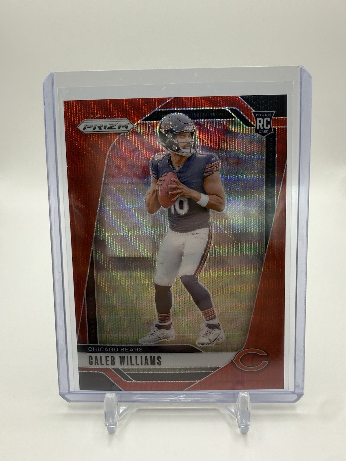 2024 Panini Prizm - Caleb Williams Red Wave /149 #301 RC Chicago Bears! 🔥🔥🔥