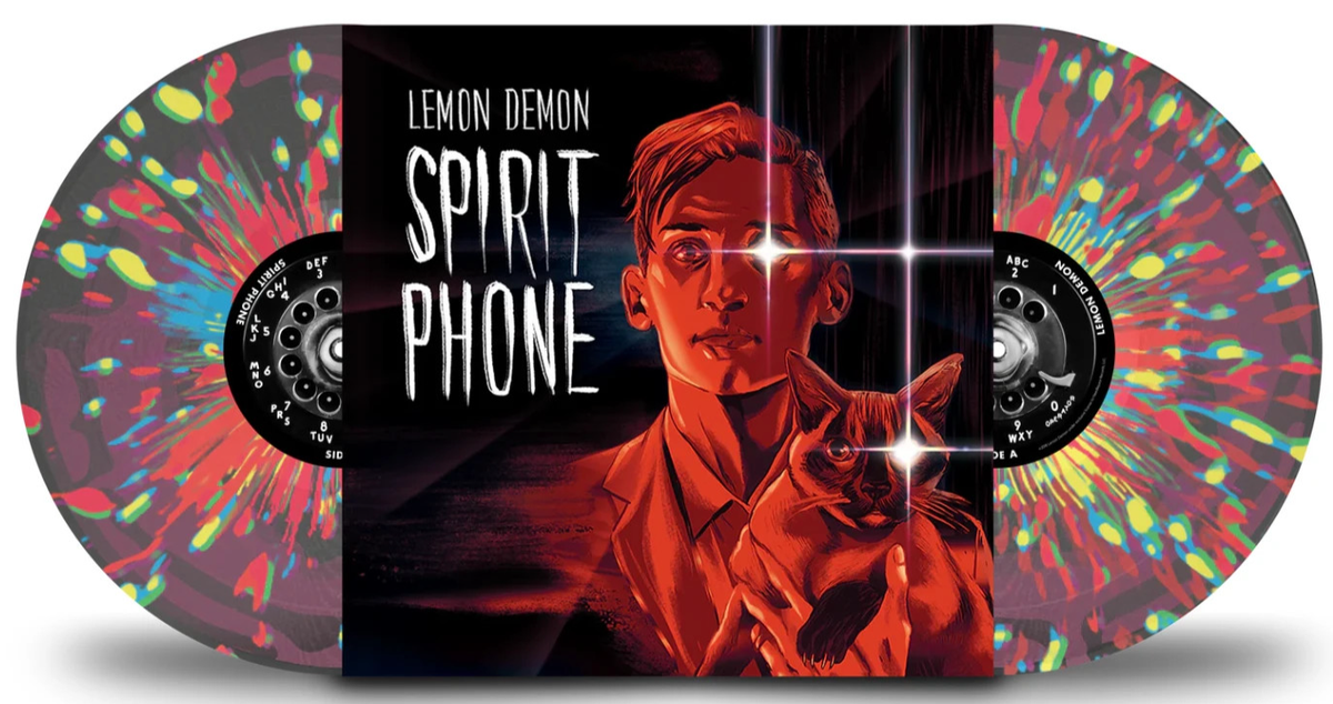 Spirit Phone Arcade Floor Black Ice/Purple NEON Splatter Vinyl 2LP