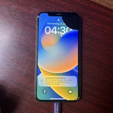 Apple IPhone 11 Pro 64GB Silber funktionsfähig Glas defekt 