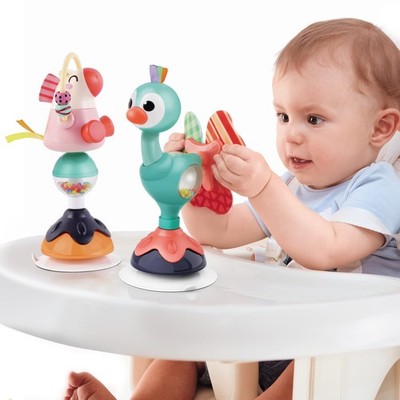 iPlay iLearn Baby Rattles Set Infant High Chair Toys W/Suction Cup Grab N Spin I
