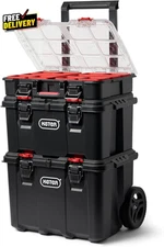 Stack-N-Roll Modular Tools Organizer for Garage Storage and DIY 3 Piece Resin...