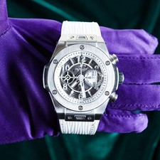 Hublot Big Bang Unico 45 Titanium Ceramic White $20K MSRP 411.NE.2010.LR.JSM15 8