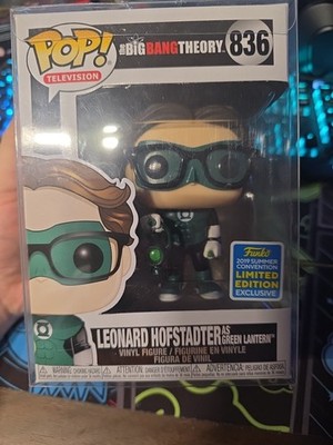 POP FUNKO BIG BANG THEORY LEONARD HOFSTADTER AS GREEN LANTERN N°836