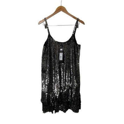 parker black beaded dress Celestial Crystalline Midi Dress– Teuta Matoshi main image 1