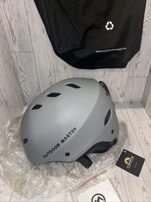 OutdoorMaster Kelvin Ski Helmet Snowboard Helmet for Men Women Youth Gray M New