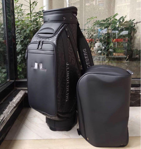 J. LINDEBERG x VESSEL Collaboration Golf Caddy Bag 10-inch 6-Way Black F/S - Bild 3 von 6