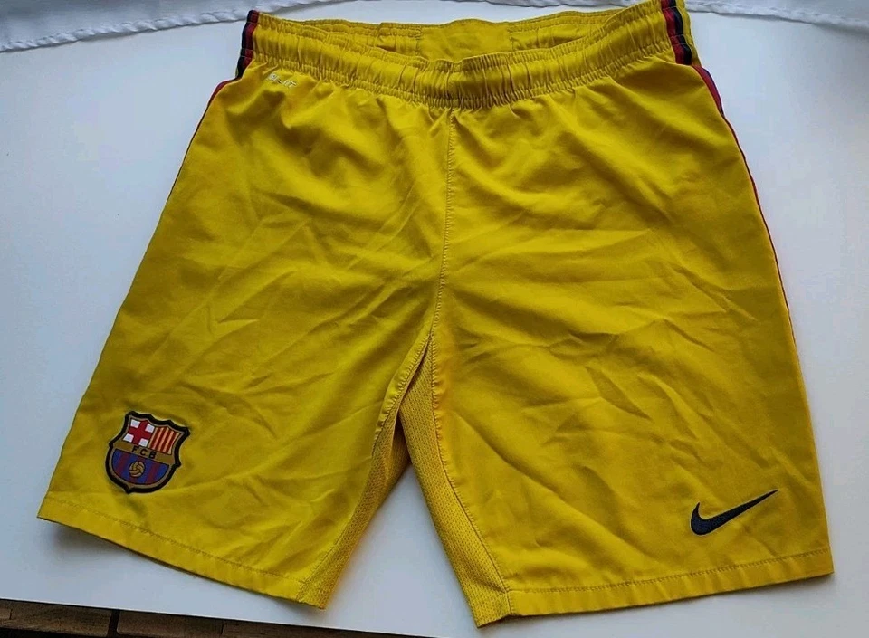 Short Football Nike Barça Barcelona Barcelone Vintage 2013 Taille L - Photo 1/4