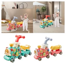Steam Train Baby Walker Present Educational Toy for Kids Boys Girls Infants