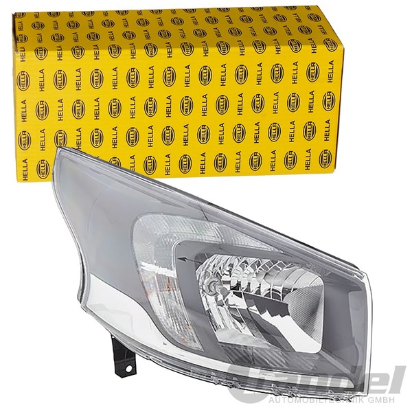 Hella Hauptscheinwerfer FF Halogen H4 LED Rechts Passend FüR Opel Vivaro-image