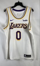 Nike Men's Los Angeles Lakers Kyle Kuzma White Jersey Swingman Size L 48