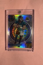 Trevor Lawrence, 2021 Panini Mosaic Stained Glass Rookie Card #GM-21. rookie card picture