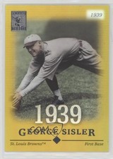 2004 Topps Tribute Hall of Fame Gold 2/39 George Sisler #63 HOF 0g6m