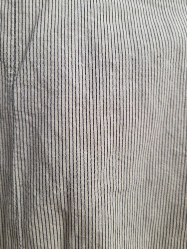 J Crew Womens Striped Blazer Size 10 Linen/cotton Spring Cream Beige Button EC - Bild 8 von 12