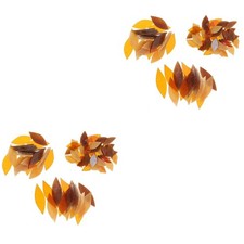 2pcs 3 Beutel Blattblätter Mosaikstücke dekorative Mosaikstücke Handwerk DIY