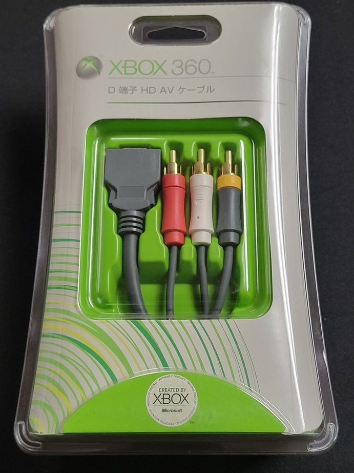 XBOX 360 D-Terminal Cable (2005 Microsoft) Brand New Factory