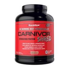 MuscleMeds Carnivor Shred Fat Burning 4.35 Pound Pack of 1 , Chocolate